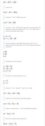 Factor 3x^3 + 27x^2 + 60x-example-1