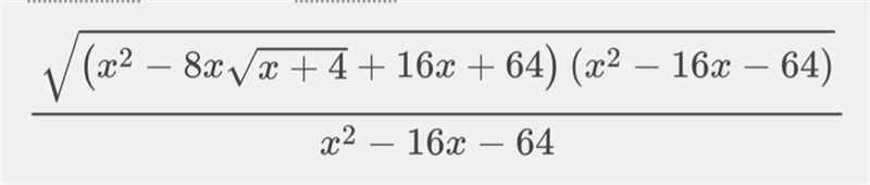 \sqrt{(x-4√(x)+4 )/(x+4√(x) +4) }-example-1