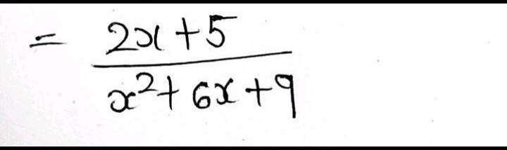 Write 2x+5/x + 3/x+3 as a single fraction to it's simplest form​-example-1