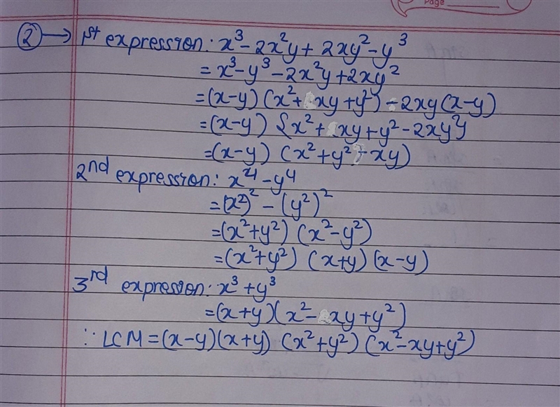 Find the L.C.M of the following expressions. 1. 2x³ + 2x² - 12x , 6x³ - 6x² - 72x-example-2