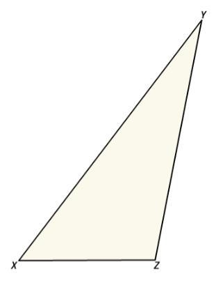 Identify the image of ∆XYZ for a composition of two 90° rotations about point X.-example-1