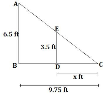 The sun causes a flagpole to cast a shadow that measures 85 ft. from the base of the-example-1