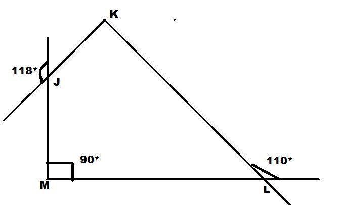 The sum of the measures of the angles of a quadrilateral is 360 degress. Quadrilateral-example-1