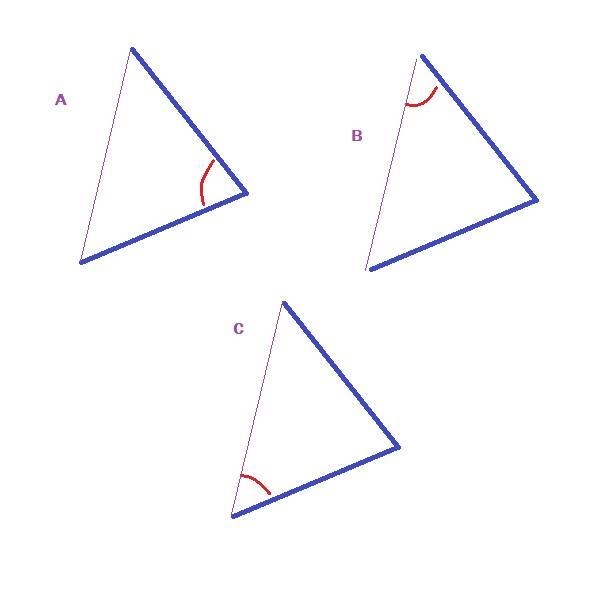 How many unique triangles can be formed with two side lengths of 10 centimeters and-example-1