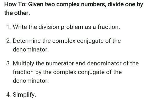 How to divide imaginary numbers.-example-1