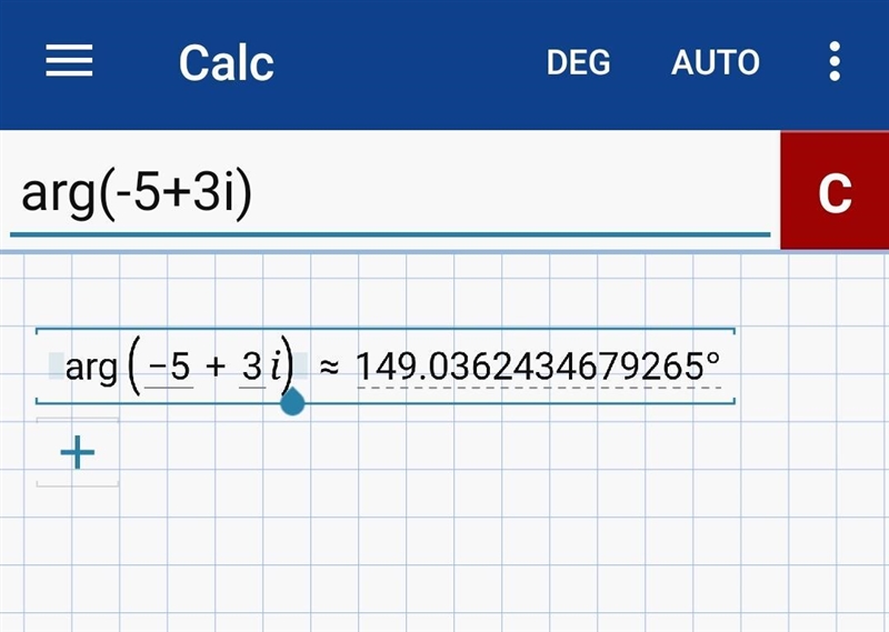 I am leaning pre-cal right now and I don't understand it. I did arctan (3/-5) but-example-1