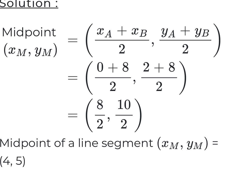 Find the coordinates of the midpoint of the segment. MN with endpoints M (6, 10) and-example-1