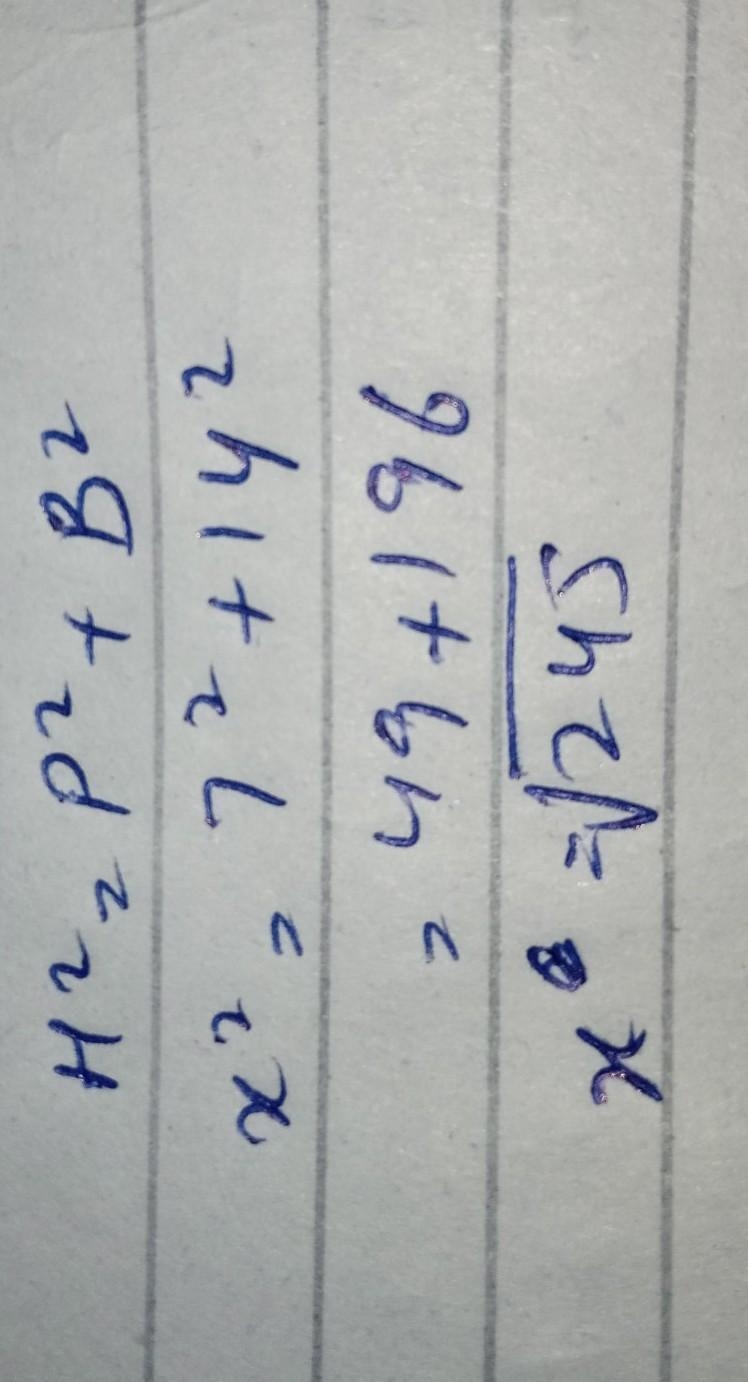 Find the missing side of this right triangle.-example-1