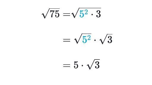 What and how do you do Simplifying Nonperfect Roots-example-1