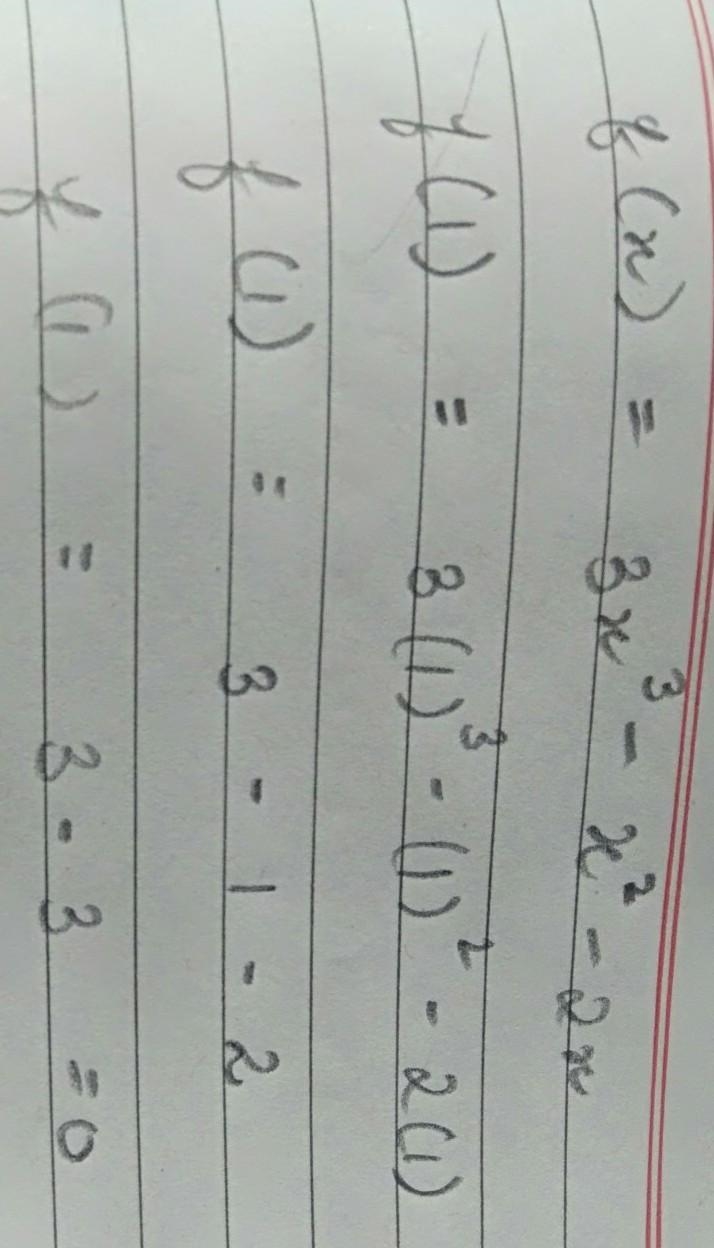 1. f(x) = 3x^3 - x^2 - 2x what are the possible rational zeros for this?-example-1