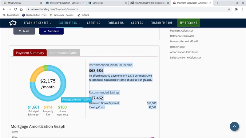 PLEASE HELP If the most you can afford for a monthly house payment is $1200, at what-example-1