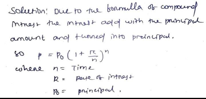 NEED some HElp please Explain why the amount of money in the account at the end of-example-2