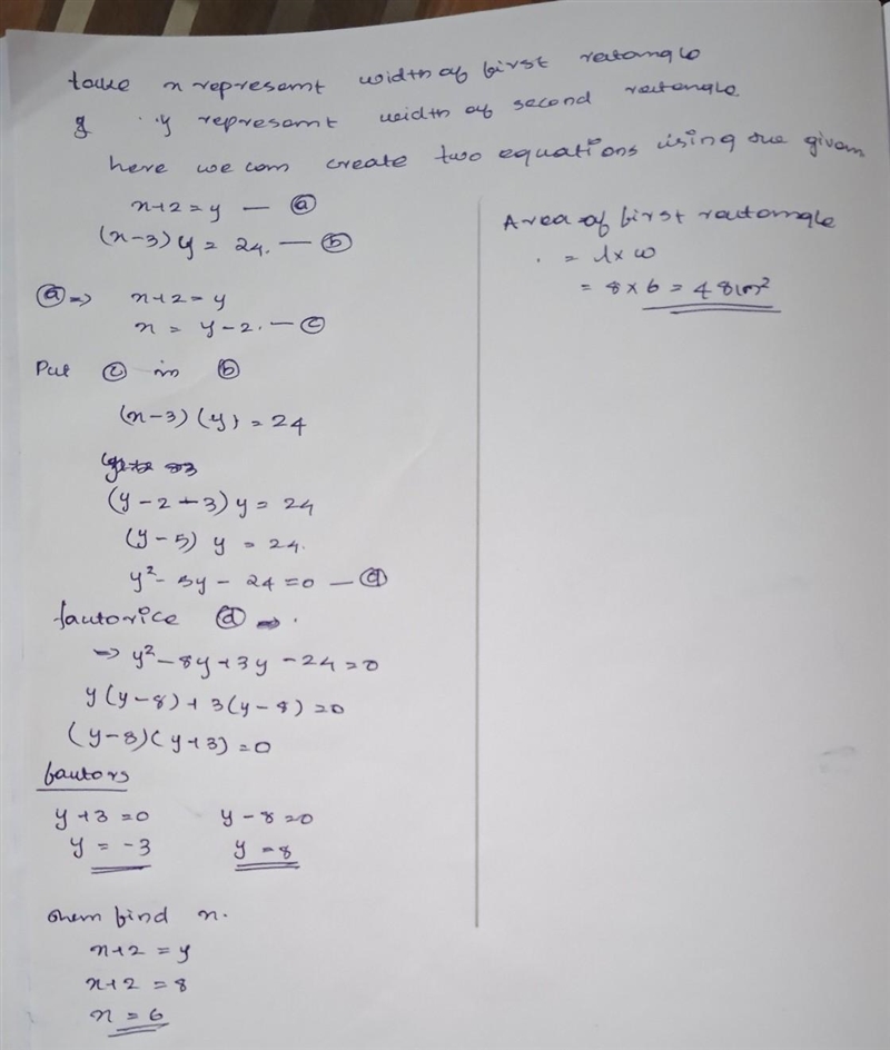 The width and the length of a rectangle are consecutive even integers. If the width-example-1