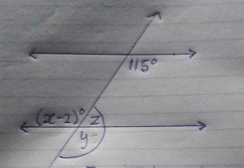 Solve for x in each of the figures below and mark the correct value. Assume that the-example-1