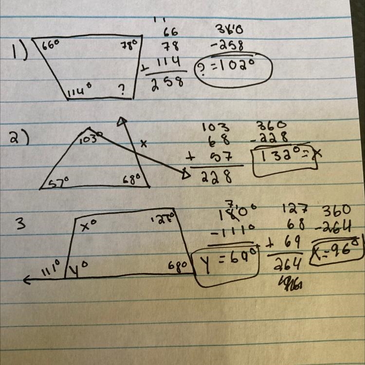 Find 2 and 3 please explain how u got ur answer-example-1