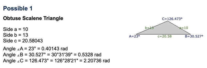 In △ABC, m∠A=23°, a=10, and b=13. Find c to the nearest tenth.-example-1