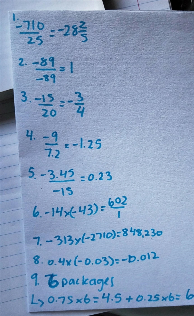 1. Divide. Write your answer as a fraction in simplest form. −710÷25= 2.Divide. Write-example-1