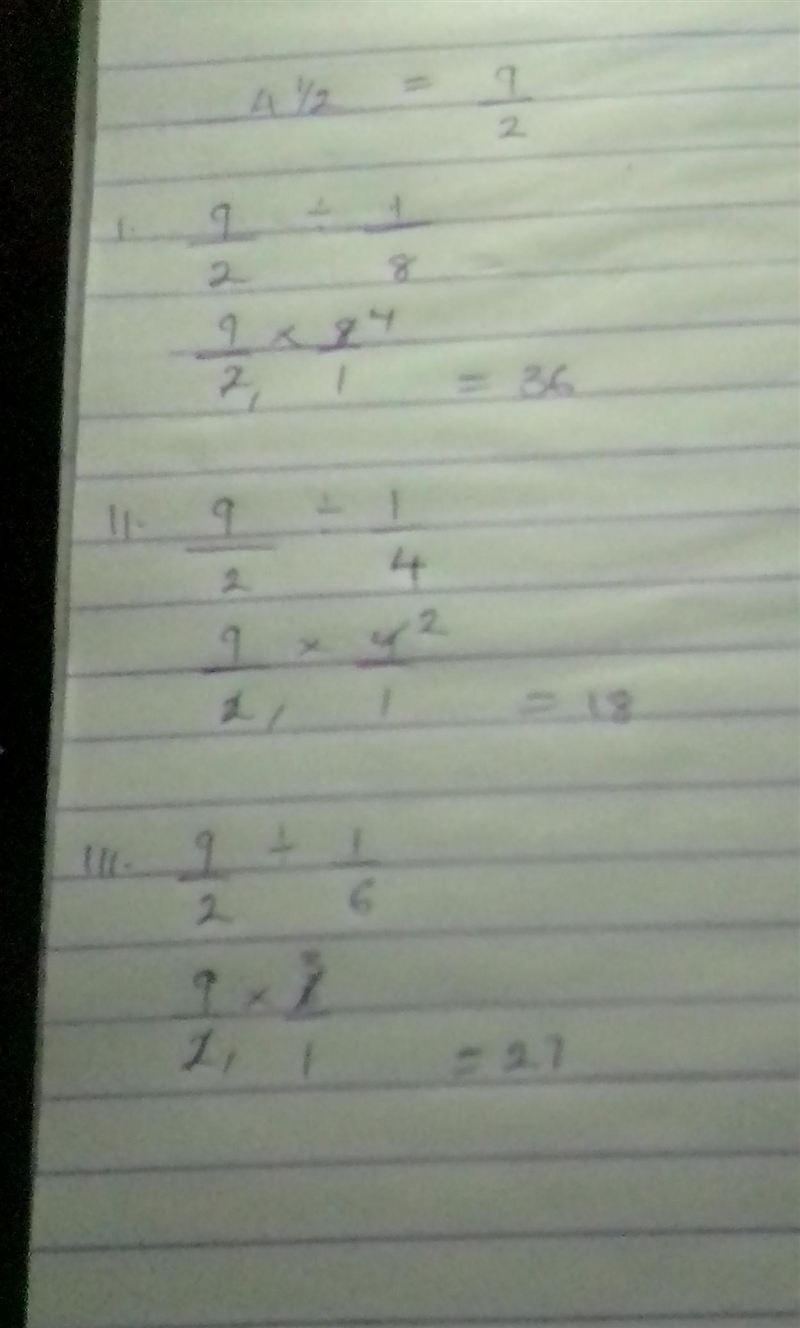 Can you help me? Divide 4 1/2 divide by each of these unit fractions-example-1