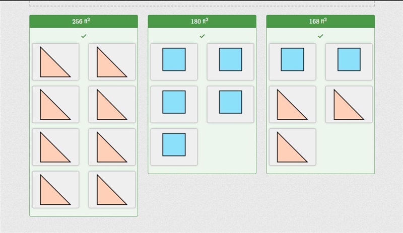 The picture shows a blue rectangle split into 6 equal parts and an orange rectangle-example-1