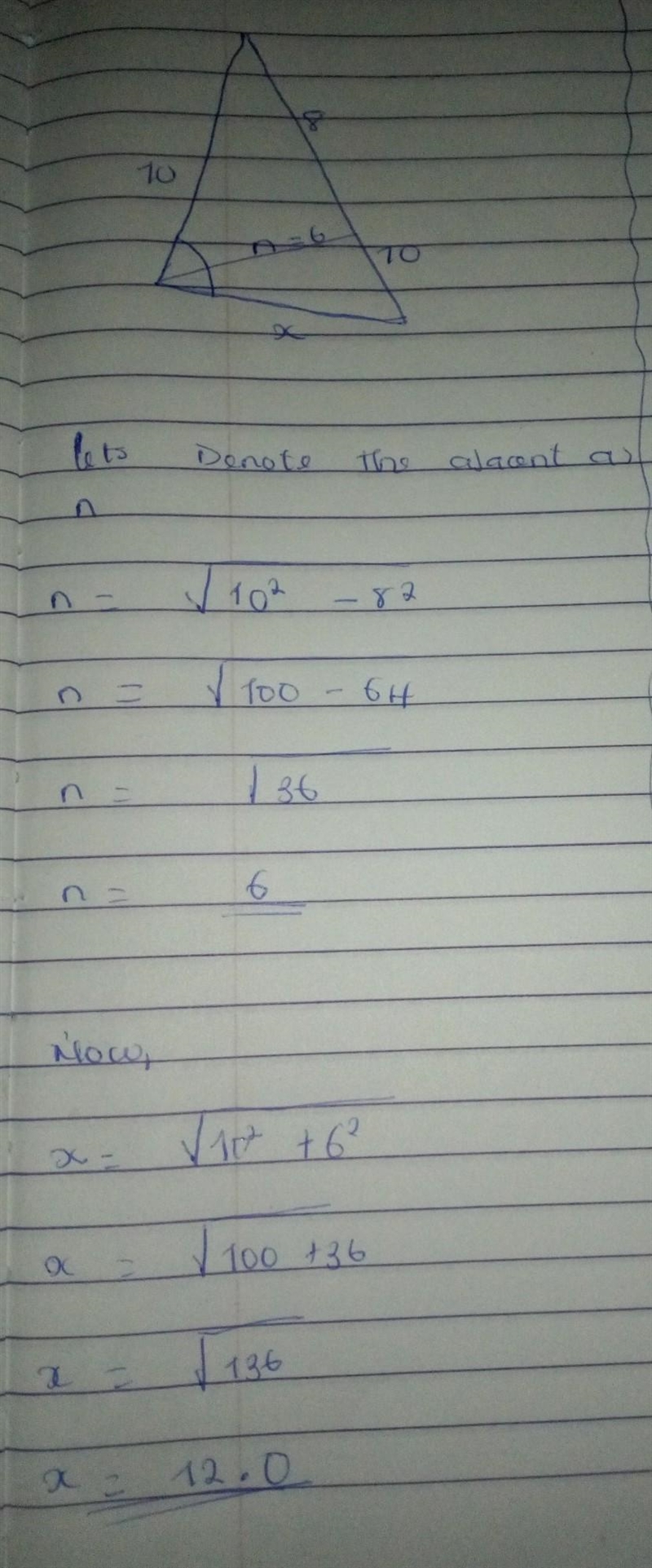 Find the value of x rounded to the nearest tenth.-example-1