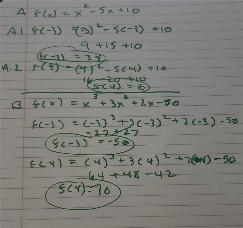 Algebra 2 - Grade 11 Can anyone please help me soon as possible? Use synthetic substitution-example-1