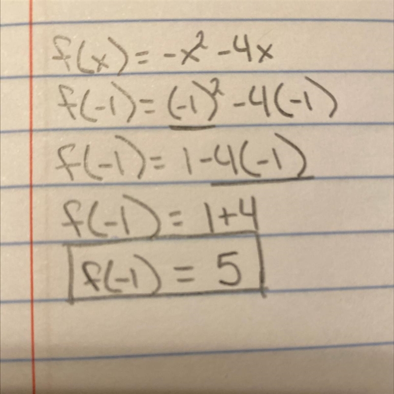 Evaluate the function. f(x) = -22 - 4.2 Find f(-1)-example-1