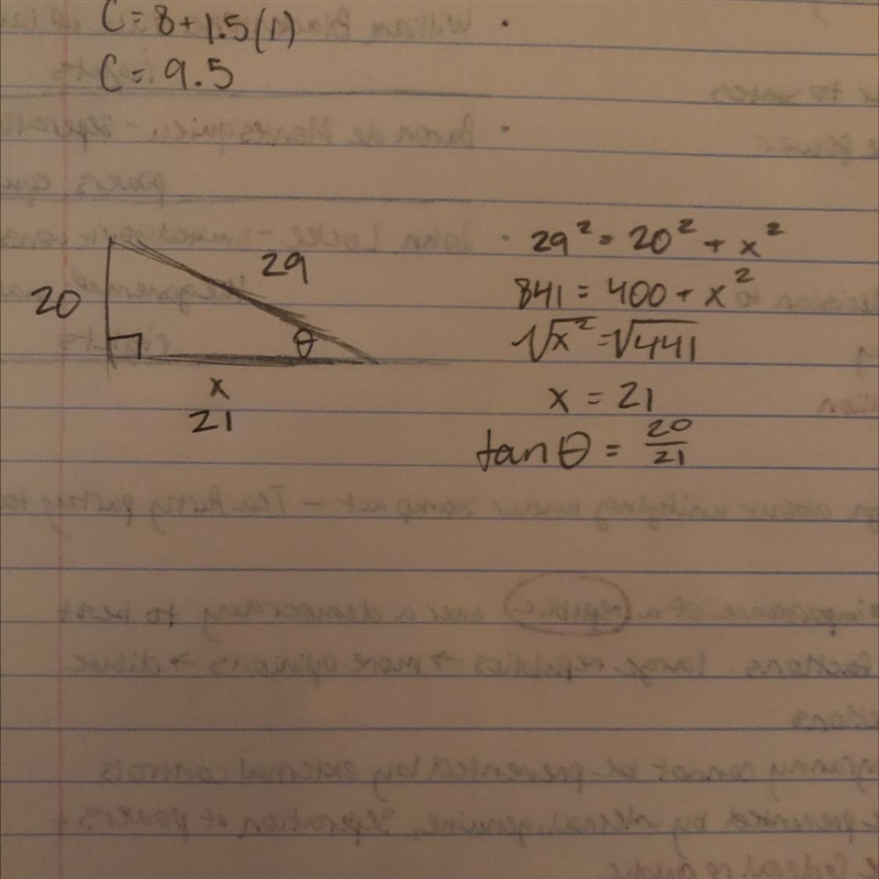 Sin 0=20/29. Find tan 0.-example-1