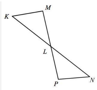 43. If L is the midpoint of KN an MP, which methods can be used to prove the triangles-example-1