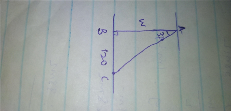 Asurveyor standing at anoties two objects B and C on the opposite side of canal.The-example-1