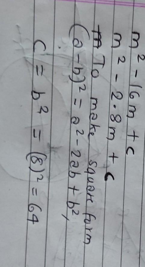 PLEASE ANSWER FAST! Complete the square. Fill in the number that makes the polynomial-example-1