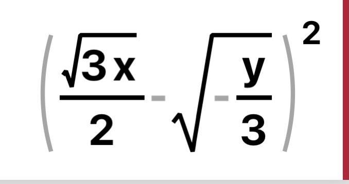 Simplity 3x/4 - x-y/3 what's the answer​-example-1