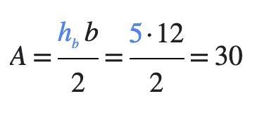 Calculate the area of the triangle-example-1