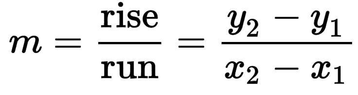 What is the slope of the line that passes through the points (3,2) and (-1,-4)? Write-example-1