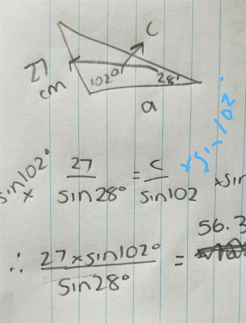 Find c. Round to the nearest tenth:-example-1