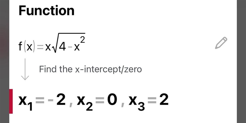 For which interval is the function f(x)=x√(4-x^2) continuous?-example-1