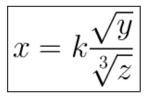 3. The value of y varies directly with cand inversely with the square of z. What equation-example-1