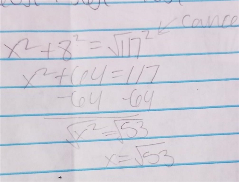 1. What is the value of x? Do not convert to decimal. Keep your answer in exact (radical-example-1