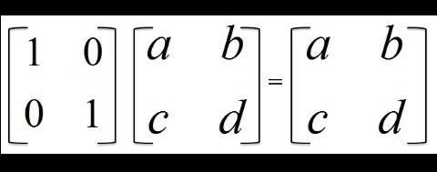 Help plz !!! Which equation shows that the product of a square matrix A and its identity-example-1