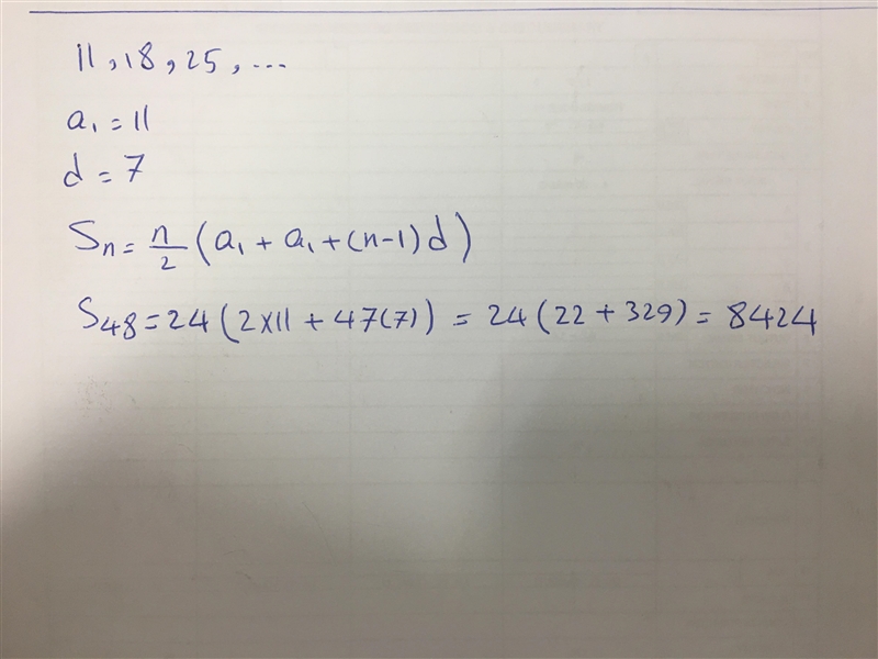 Find the sum of the first 48 terms of the following series, to the nearest integer-example-1