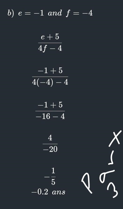 Directions: Evaluate each rational expression using the indicated values of the variable-example-2