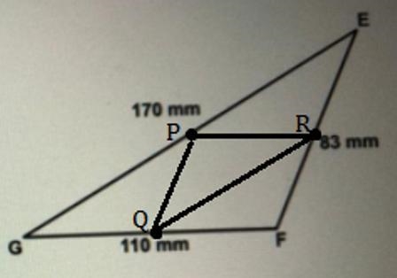 Allel... 10. If the midpoints of the sides of AEFG shown below were connected with-example-1