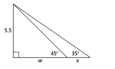 Skylar drew two triangles that share a side and labeled the two portions of the base-example-1