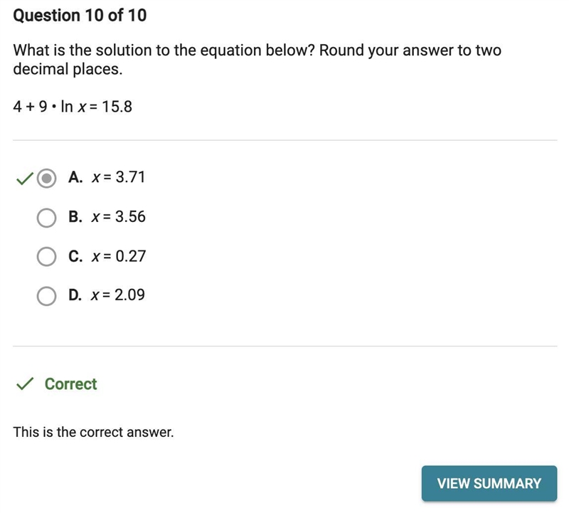 What is the solution to the equation below? Round your answer to two decimal places-example-1