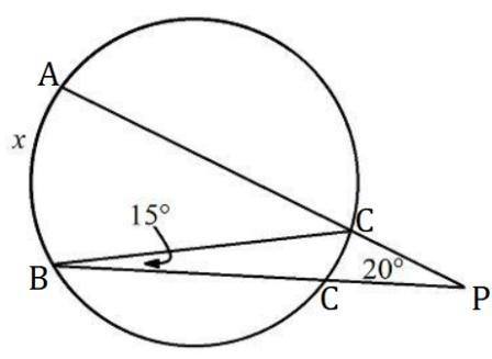 Find the value of x. A. 70 B. 30 C. 65 D. 40-example-1