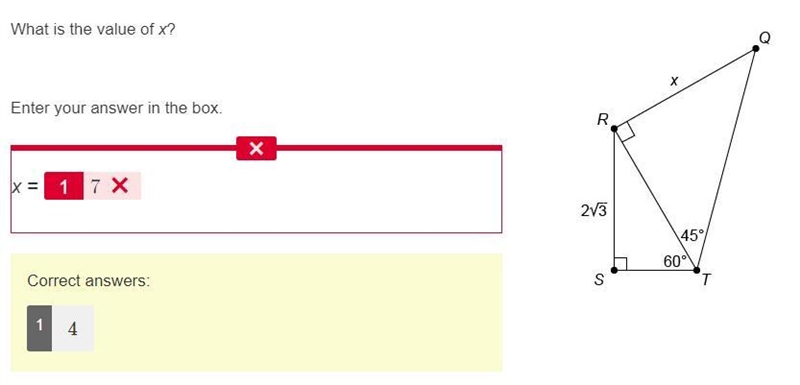 What is the value of x? Enter your answer in the box.-example-1