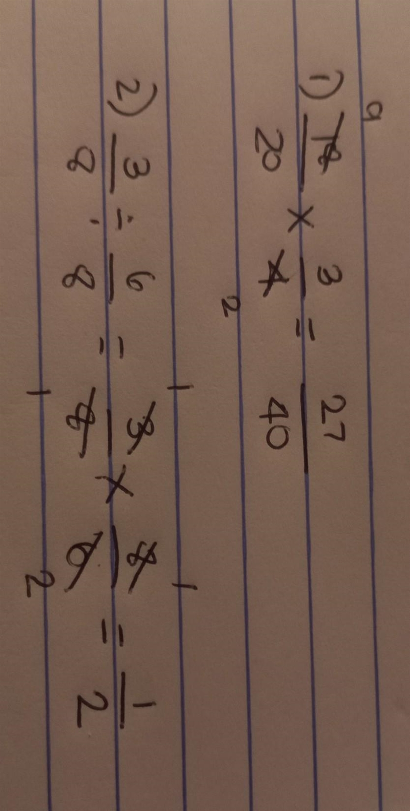 Answer the top two which is multiplying the fractions-example-1