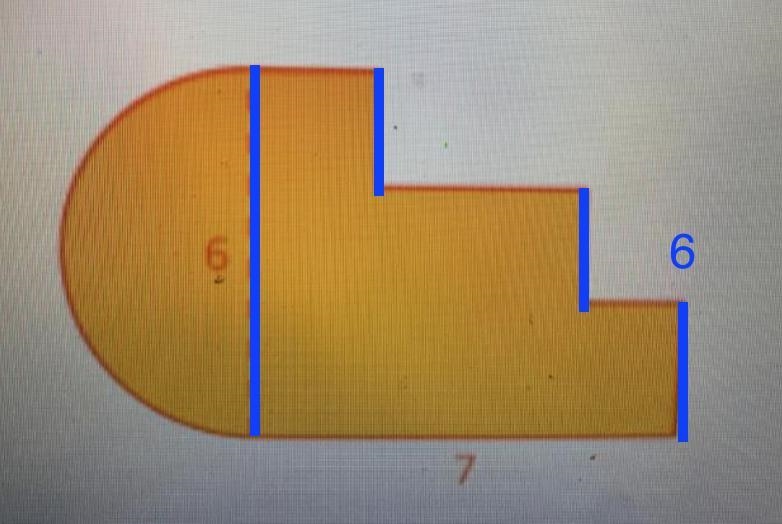 Find the perimeter of the object Help step by step please!-example-2