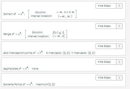 F(x) = -x^(4) Identify the function as a translation, compression, stretch, or reflection-example-1