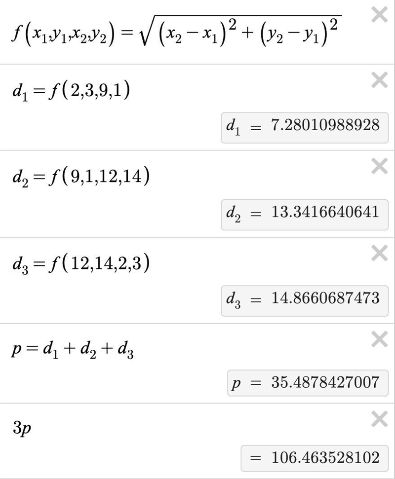 The coordinates of the vertices of a triangle are A( 2,3) , B ( 9,1) , C ( 12,14) Suppose-example-1