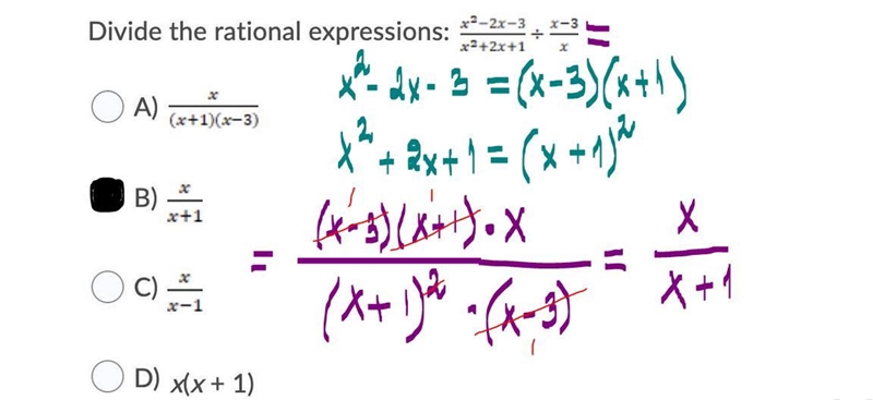 Divide the rational expressions-example-1